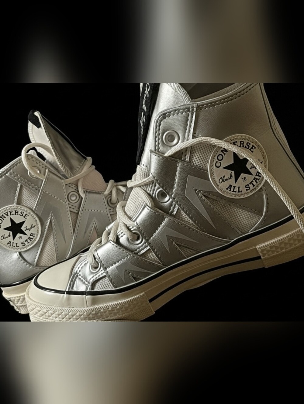 Converse Chuck Taylor All Star High Top Sneakers - Silver